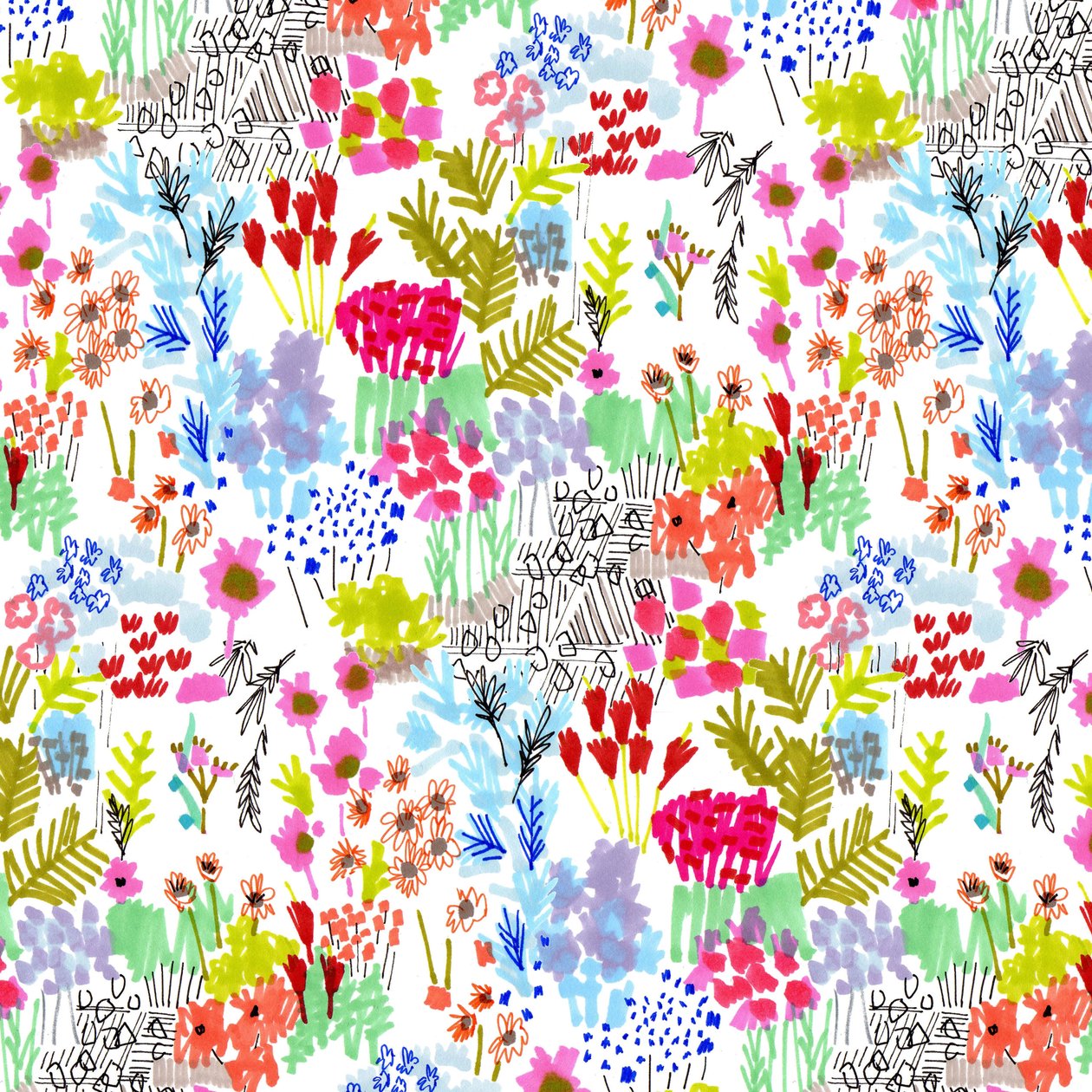Bouquet Garden, 2015 (giclee print) od Jo Chambers