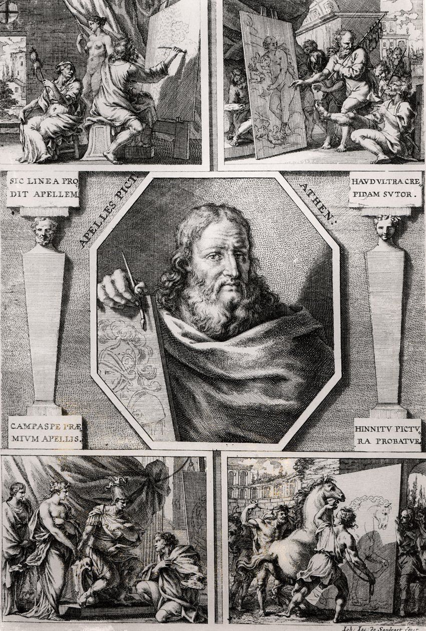 Apelles (4. století před naším letopočtem) od Joachim von Sandrart