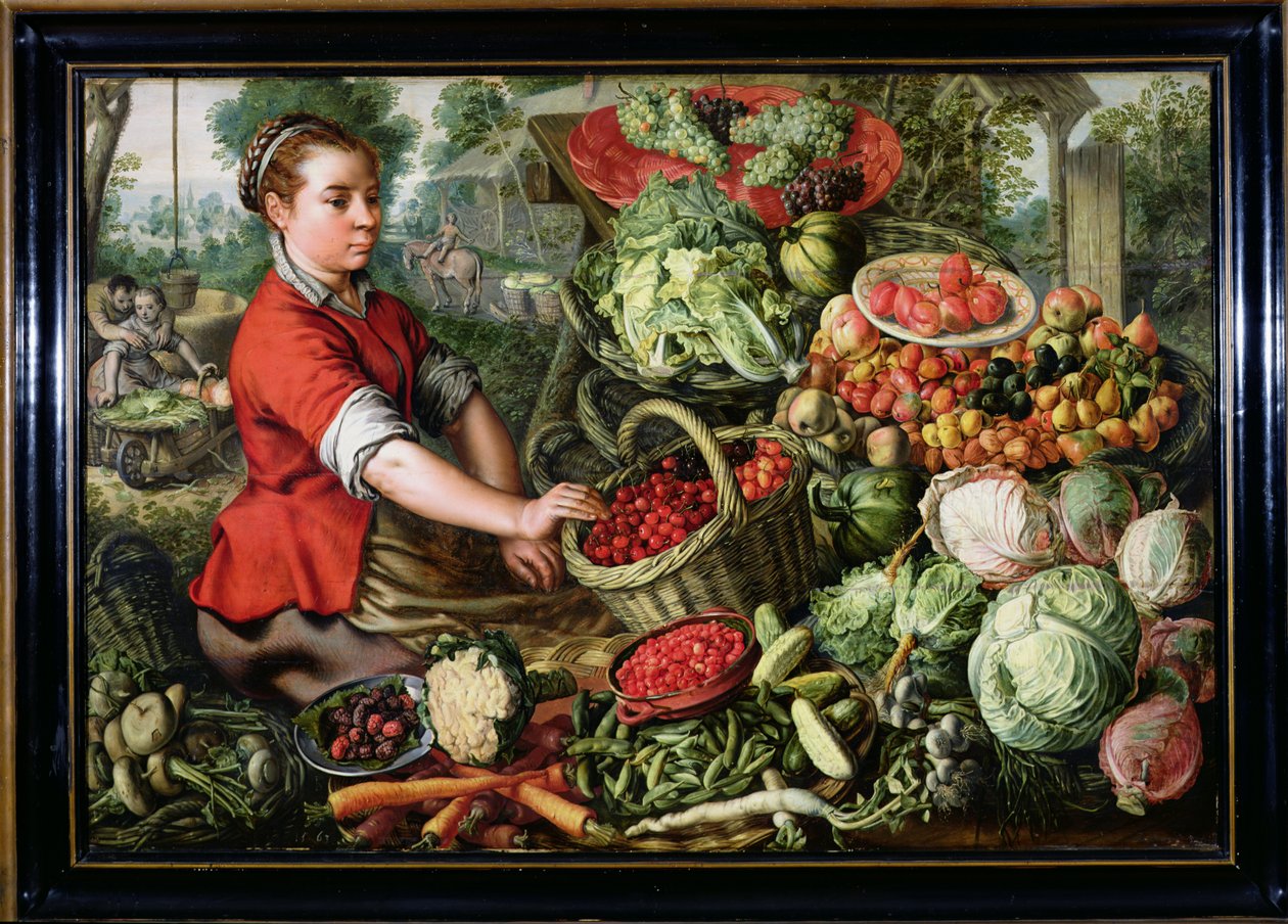 Prodejce zeleniny od Joachim Beuckelaer