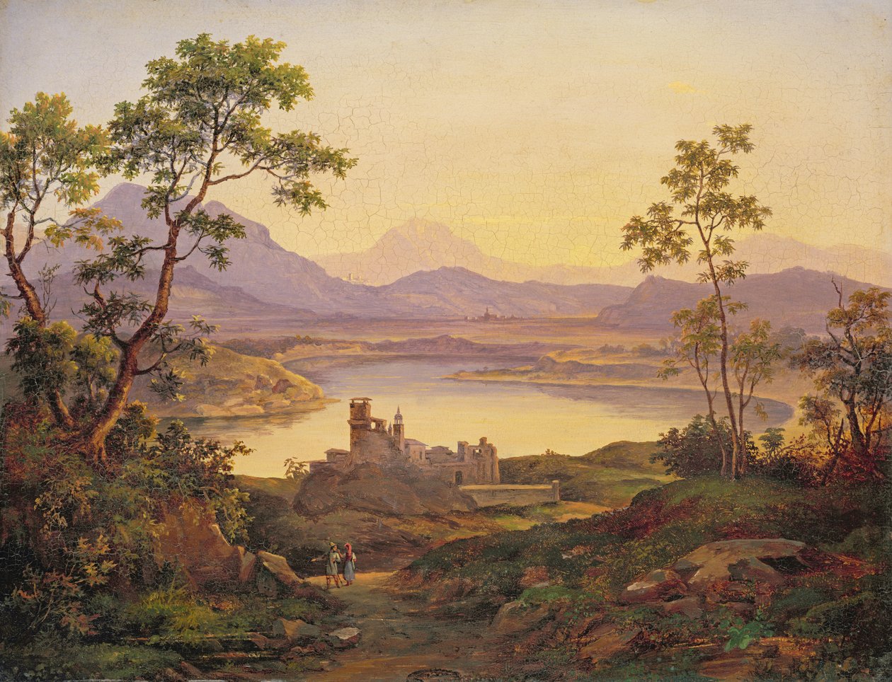 Italská krajina od Joachim Faber