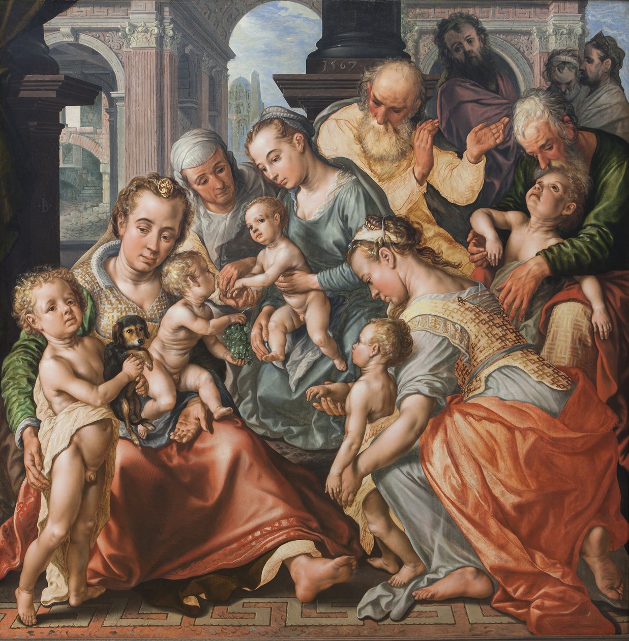 Svaté příbuzenství od Joachim Beuckelaer