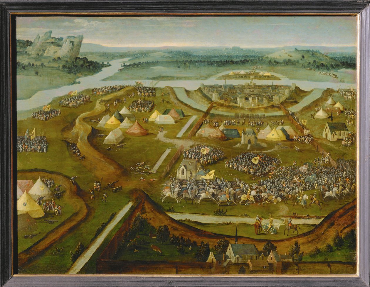 Bitva u Pavie ... od Joachim Patinir