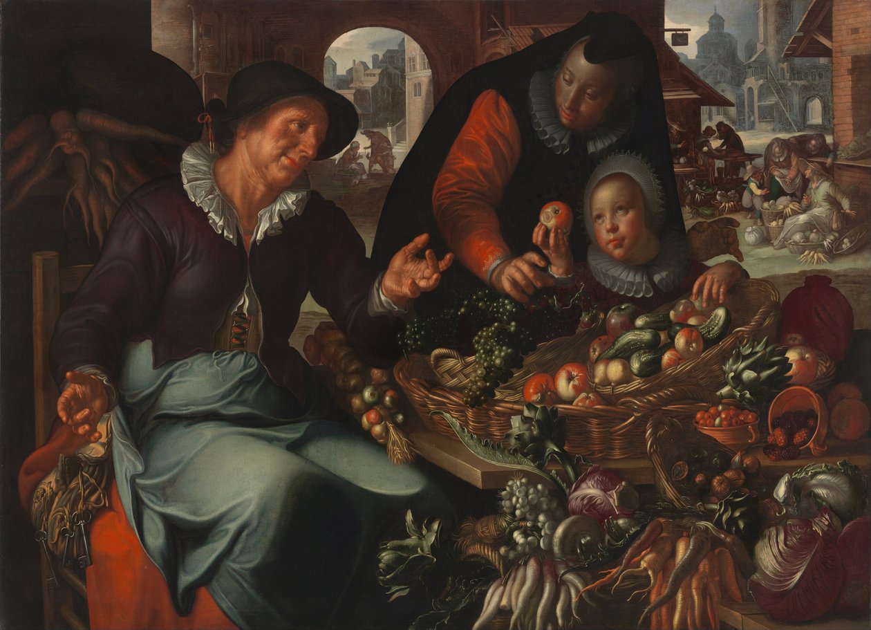Prodejce ovoce a zeleniny, c. 1618 od Joachim Wtewael or Utewael