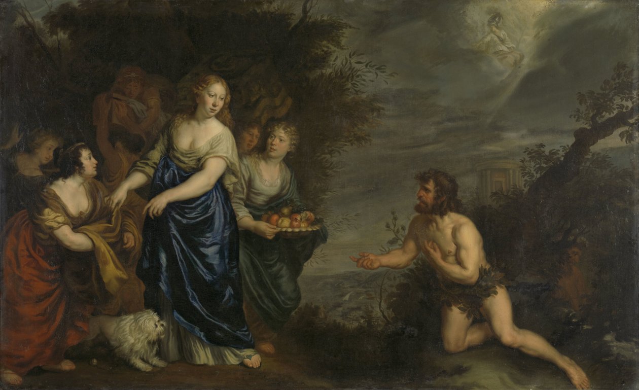 Odysseus a Nausicaa od Joachim von Sandrart (I)