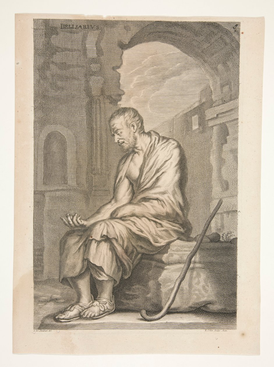 Belisarius, z Obdivované starověké sochy od Joachim von Sandrart