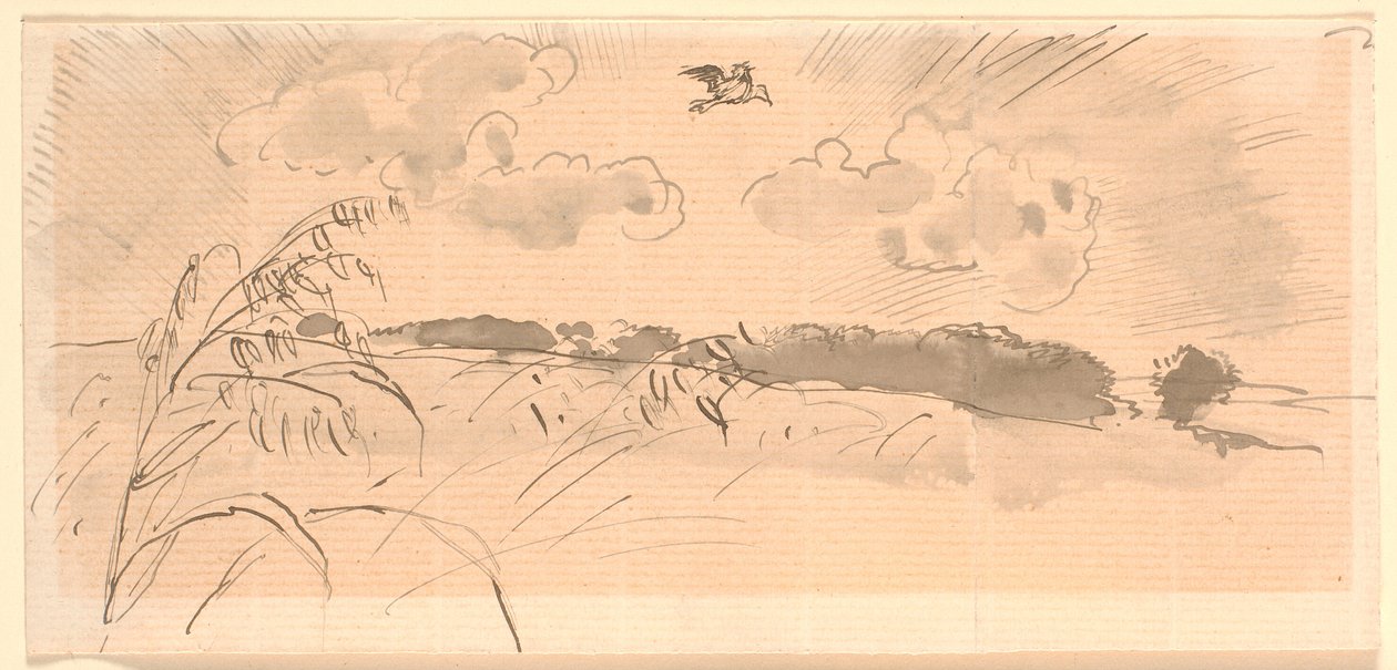 Předloha "The Lark" od Joakim Frederik Skovgaard