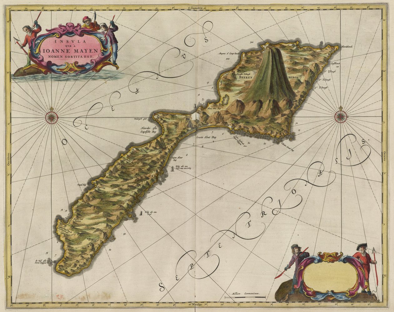 Ostrov Johna Mayena od Joan Blaeu