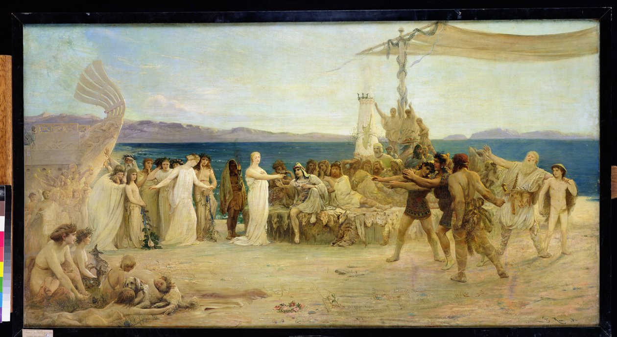 Gyptis a Protis, 1874 od Joanny Rave