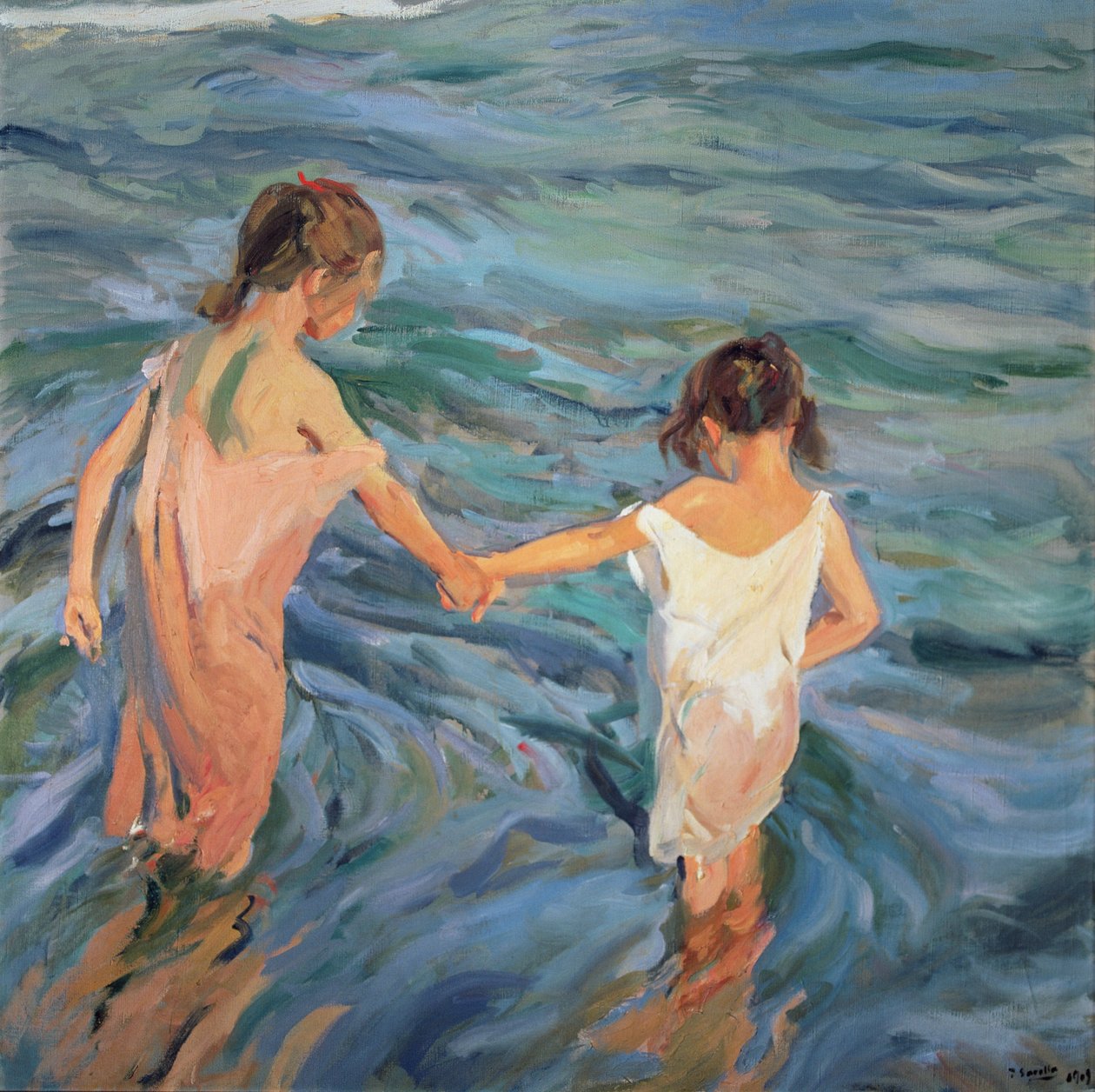 Děti v moři od Joaquin Sorolla y Bastida