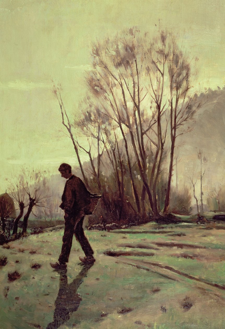 Dělník od Joaquin Vayreda