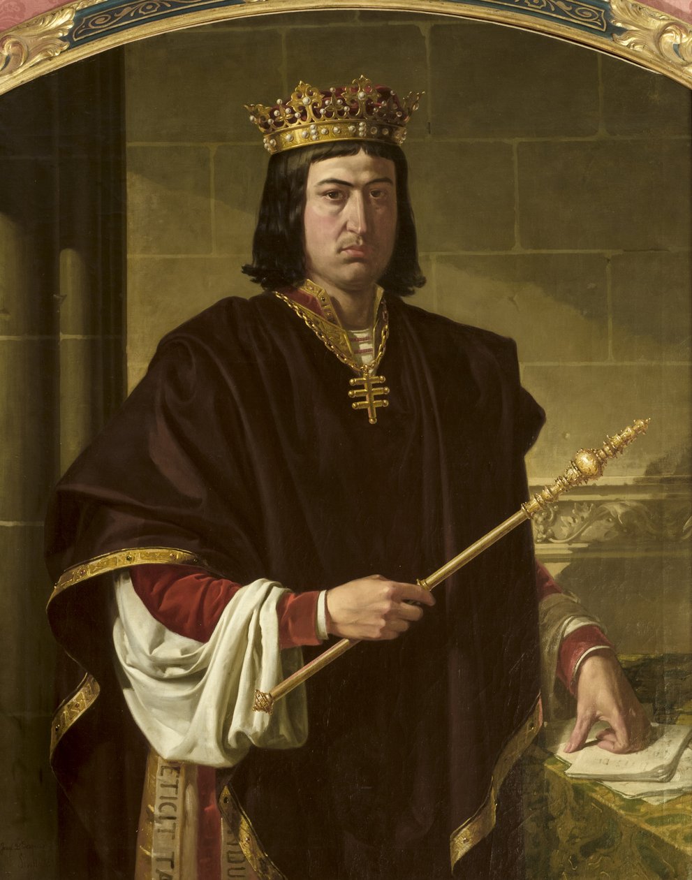 Ferdinand katolický od Joaquín Domínguez Bécquer