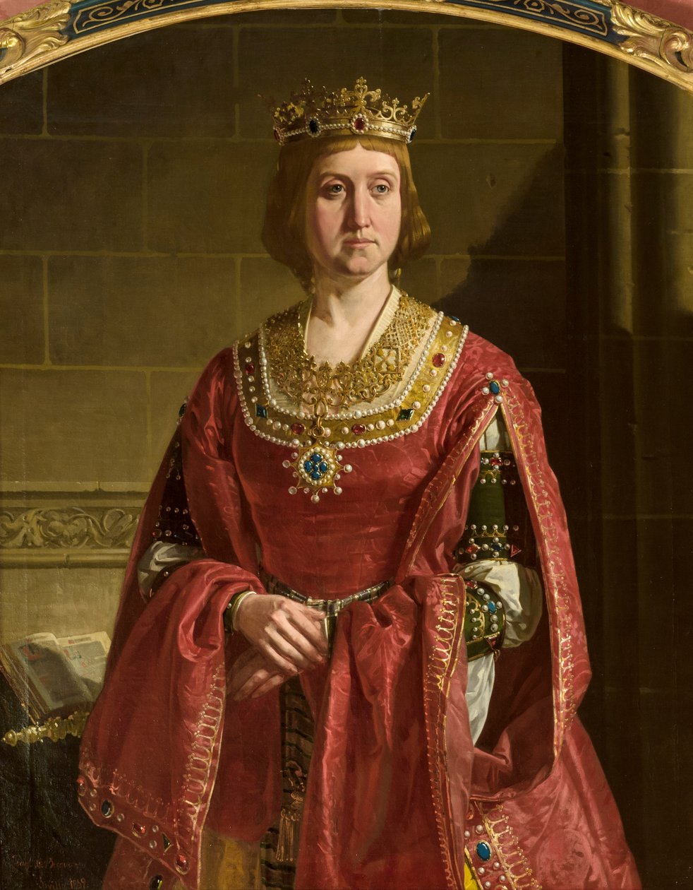 Isabela katolická od Joaquín Domínguez Bécquer
