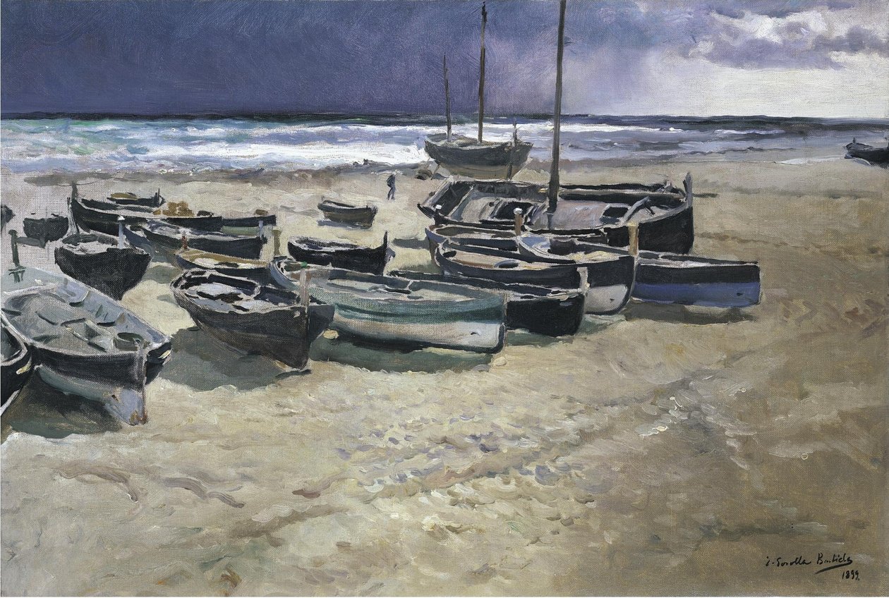 Bouřkový den, Valencie od Joaquín Sorolla
