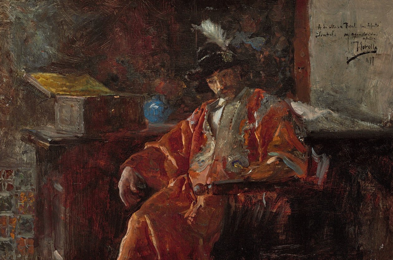 Postava obchodníka od Joaquín Sorolla