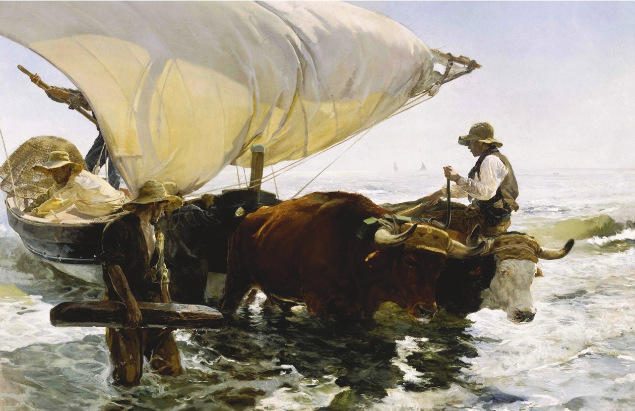 Návrat z rybaření od Joaquín Sorolla