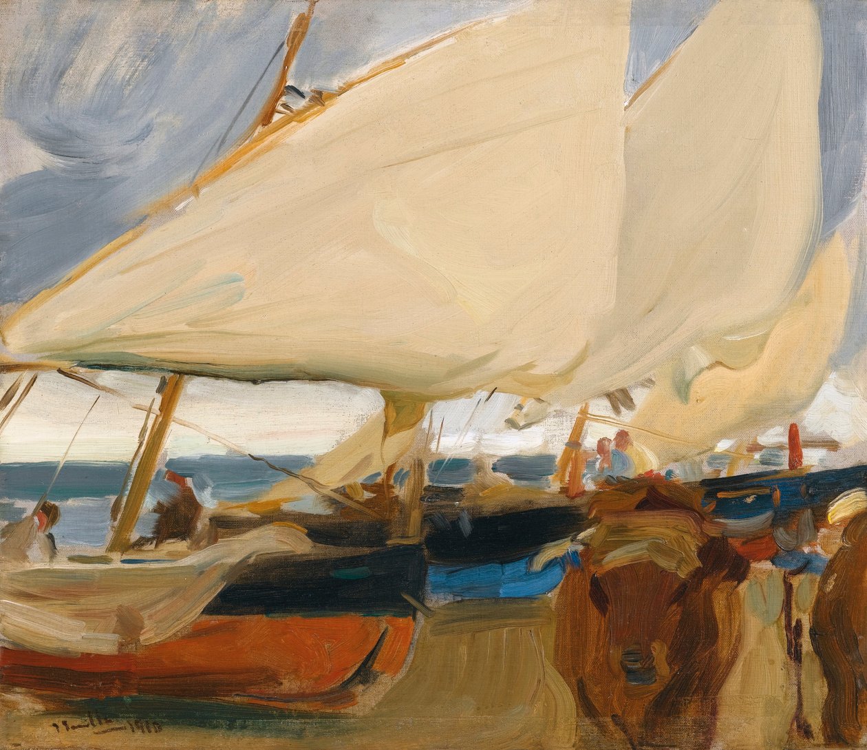 Pláž Valencia od Joaquín Sorolla