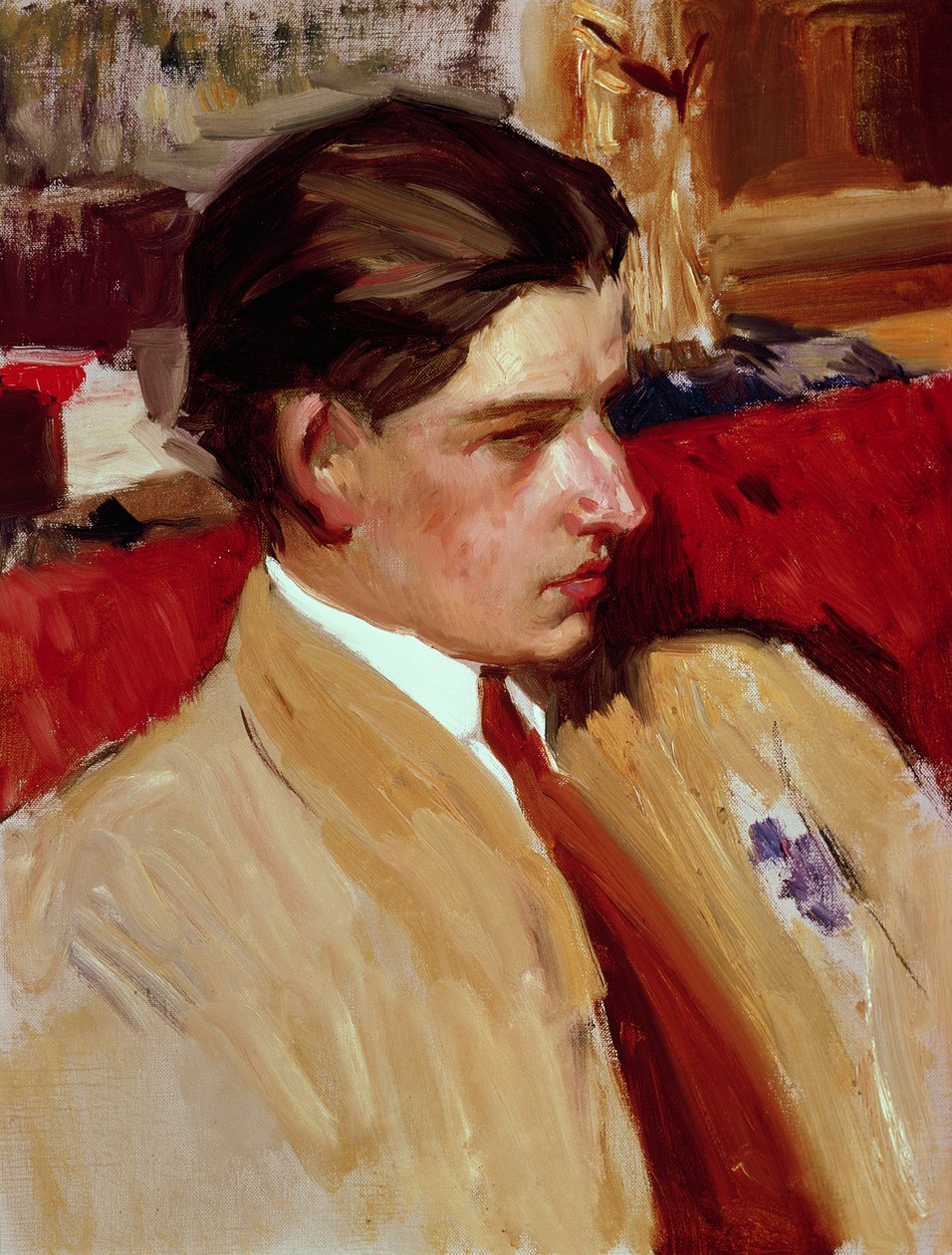 Autoportrét z profilu od Joaquín Sorolla