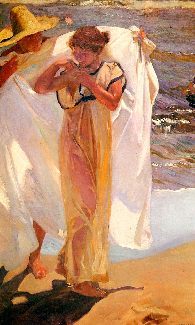 Po koupeli, 1908. od Joaquín Sorolla