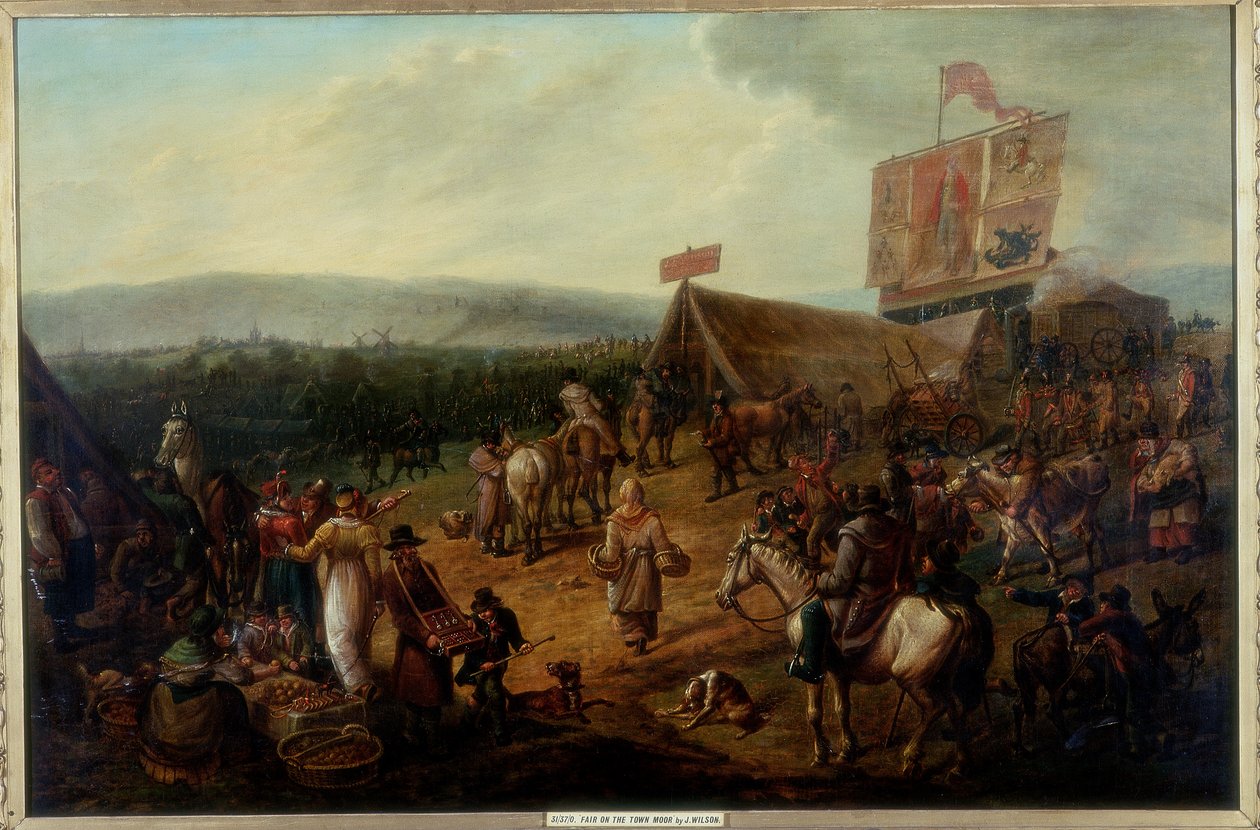 Fair on the Town Moor, Newcastle, c.1810 od Jock Wilson