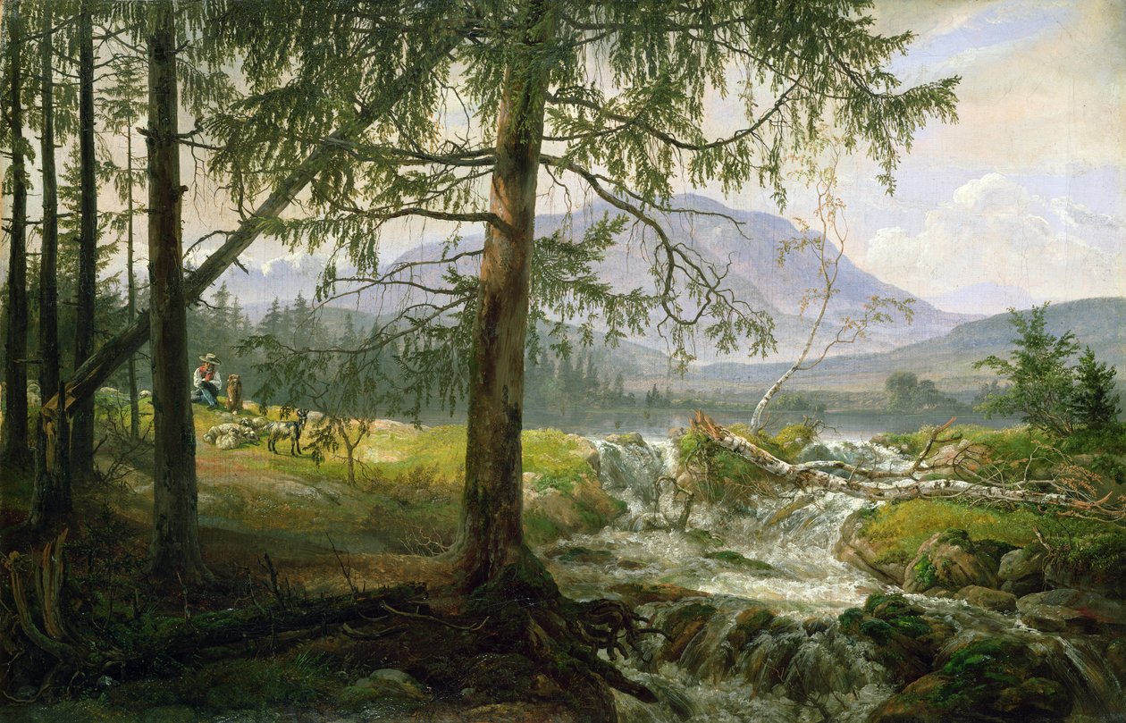 Severní krajina, 1822 od Johan Christian Dahl