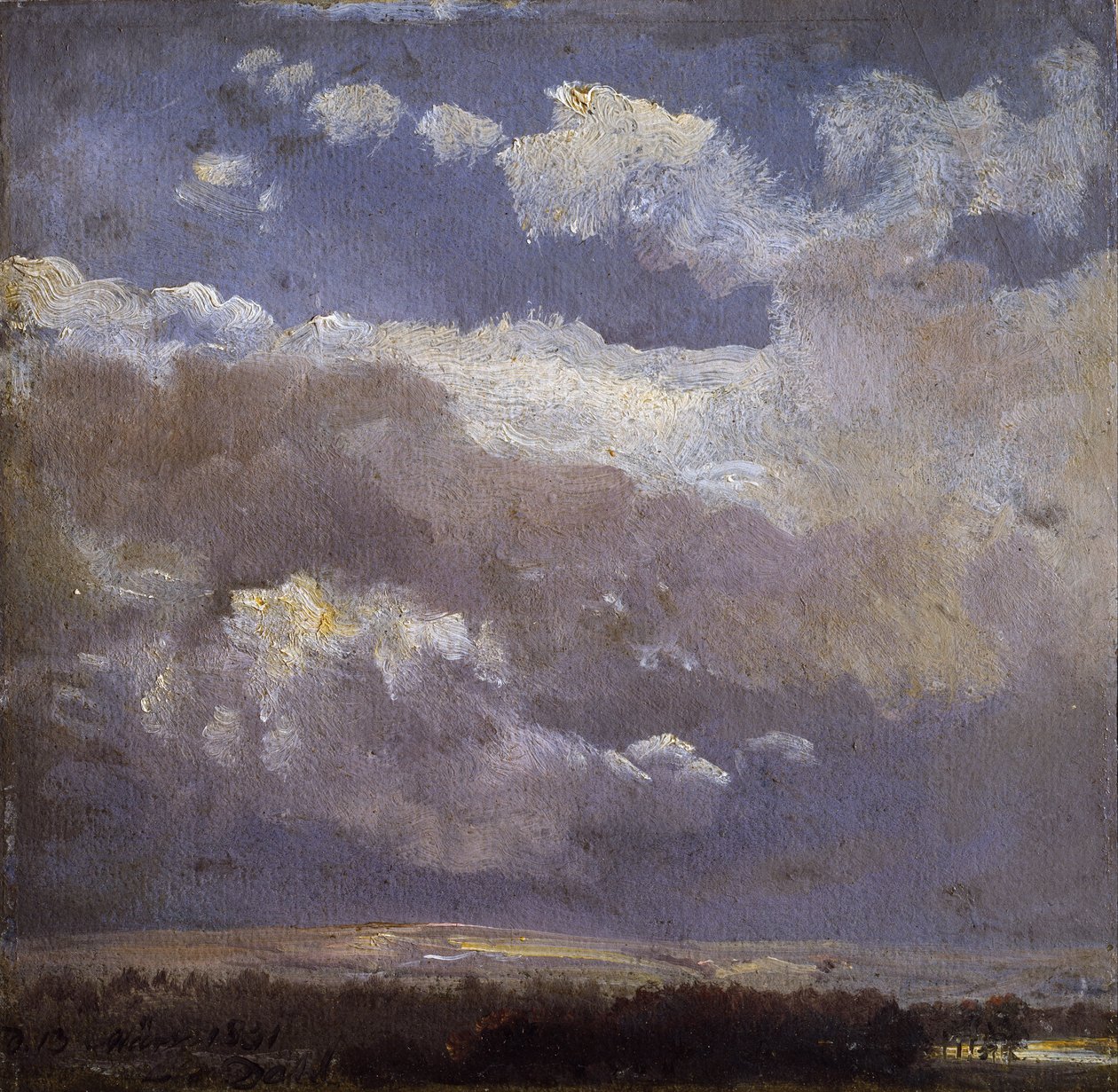 Bouřky od Johan Christian Dahl