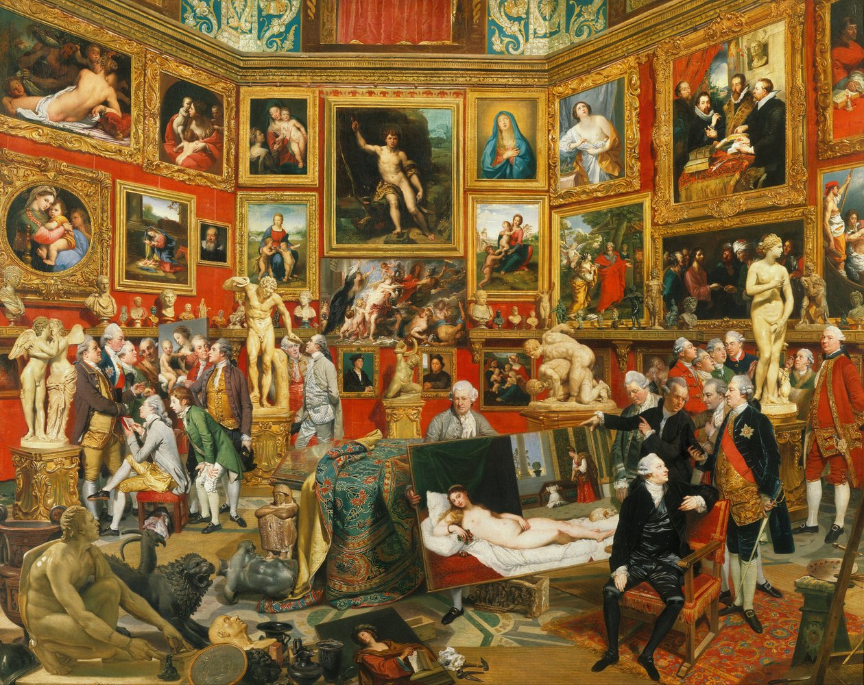 Tribuna z Uffizi od Johan Joseph Zoffany