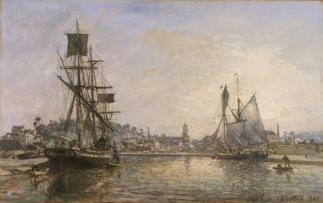 Honfleur, 1865. od Johan Barthold Jongkind