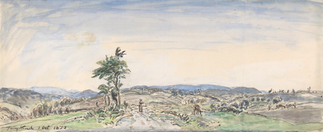 Krajina, 1877. od Johan Barthold Jongkind