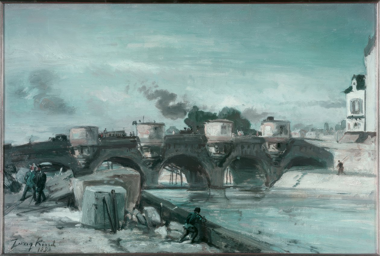 Paříž, Pont Neuf od Johan Barthold Jongkind