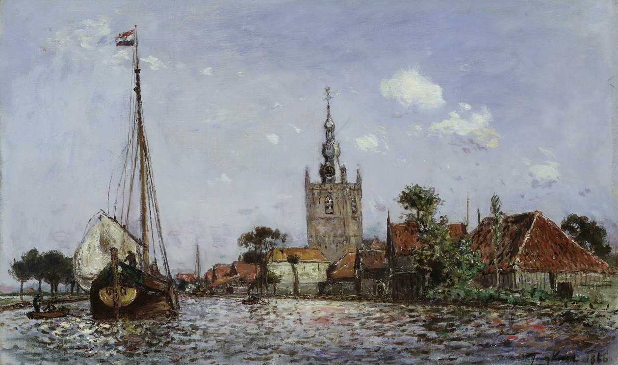 Kostel Overschie, 1866. od Johan Barthold Jongkind