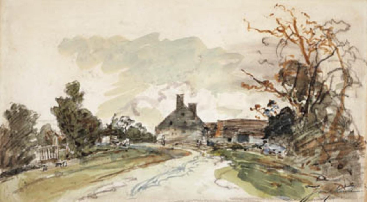 Cesta přes Côte-Saint-André v Grenoblu od Johan Barthold Jongkind