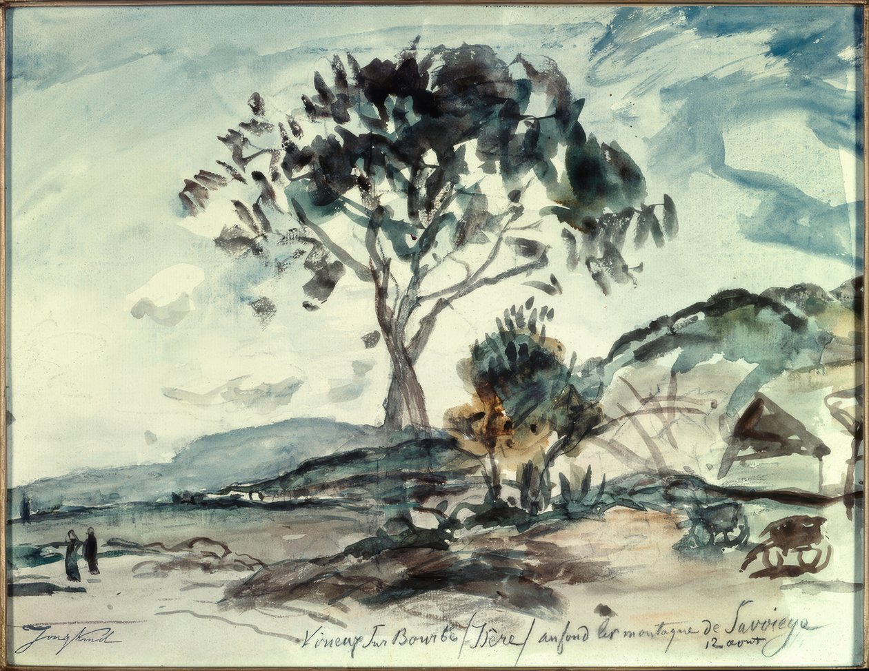 Virieux sur Bourbe / Isère od Johan Barthold Jongkind