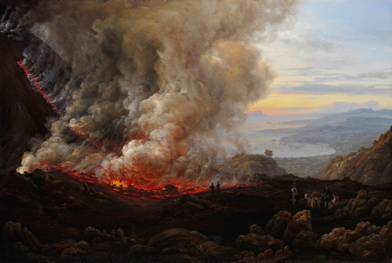 Erupce Vesuvu, 1824. od Johan Christian Dahl