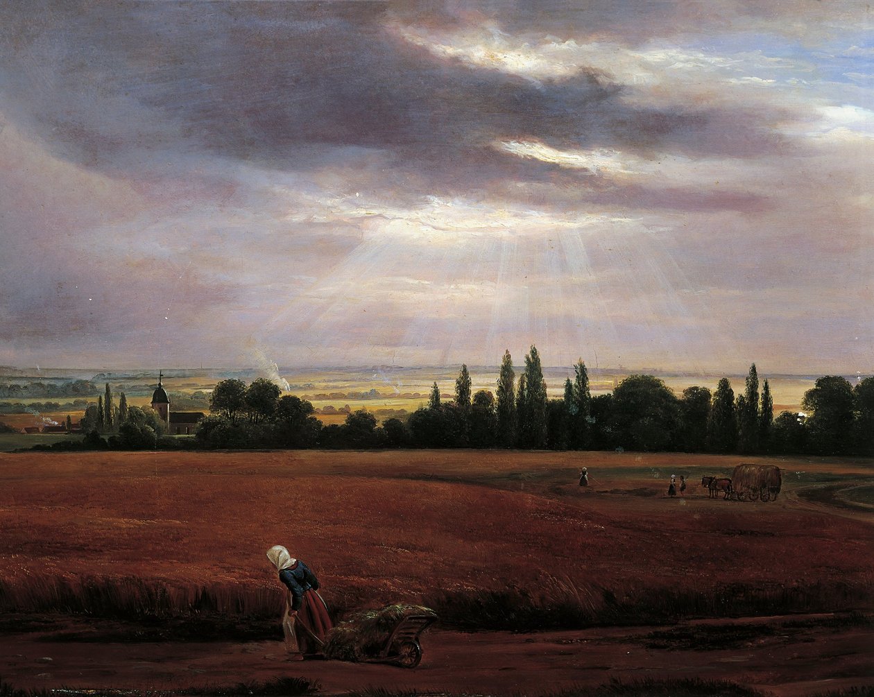 Krajina u Drážďan od Johan Christian Dahl
