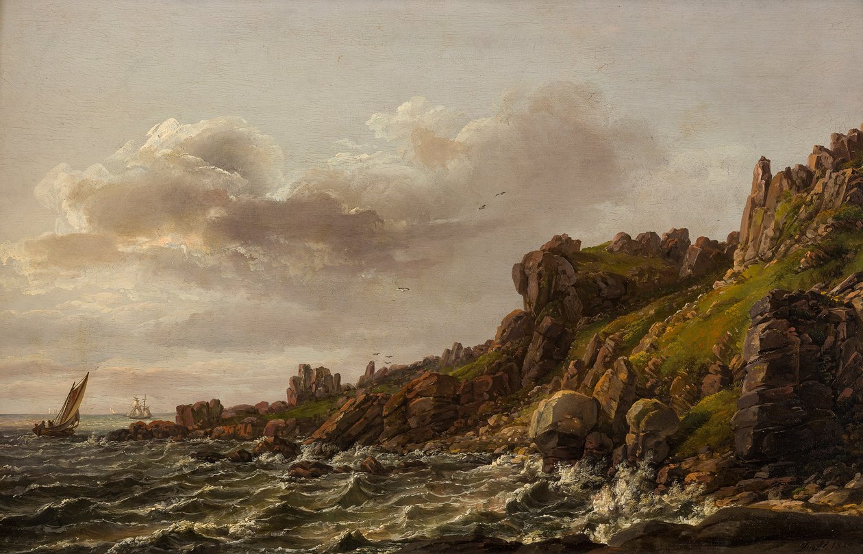Pohled na Kullen ve Švédsku od Johan Christian Dahl