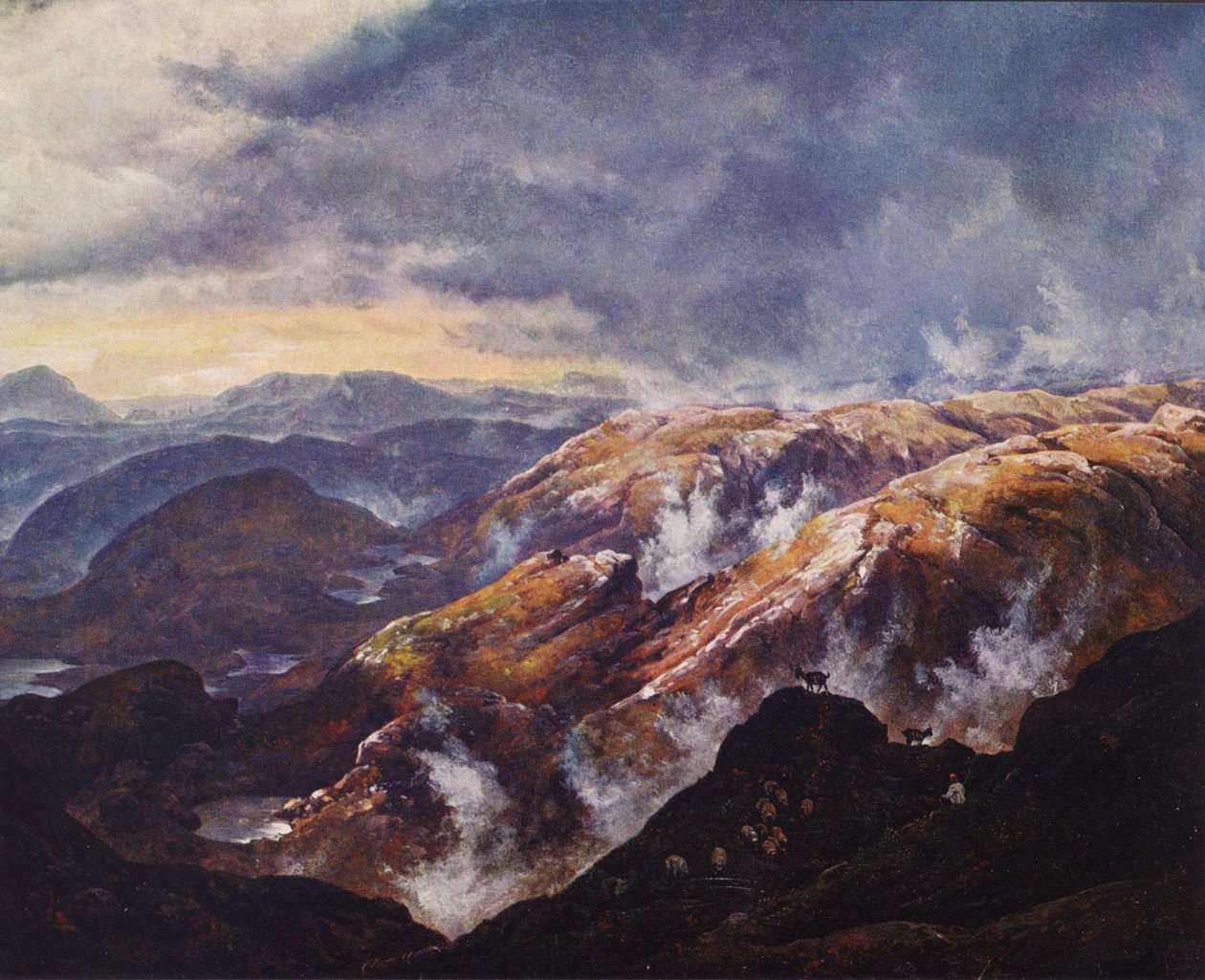 Pohled z Lyshornetu od Johan Christian Dahl