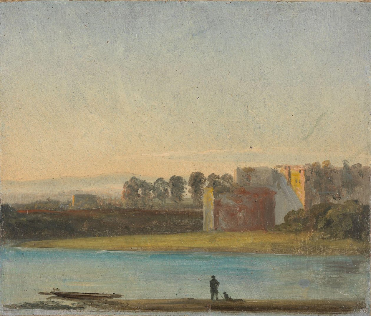 Pohled na Labe od Johan Christian Dahl
