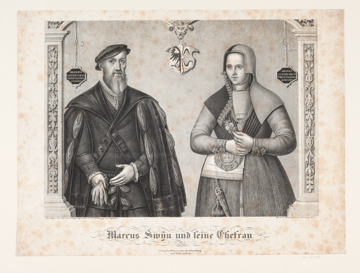 Marcus Swin a manželka od Johan Friedrich Fritz
