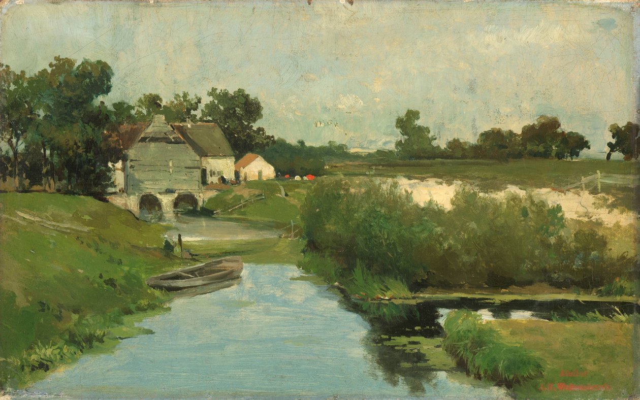 Letní den od Johan Hendrik Weissenbruch