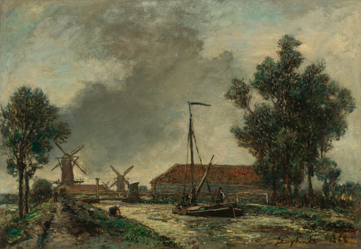 La Passerelle, Hollande od Johan Jongkind
