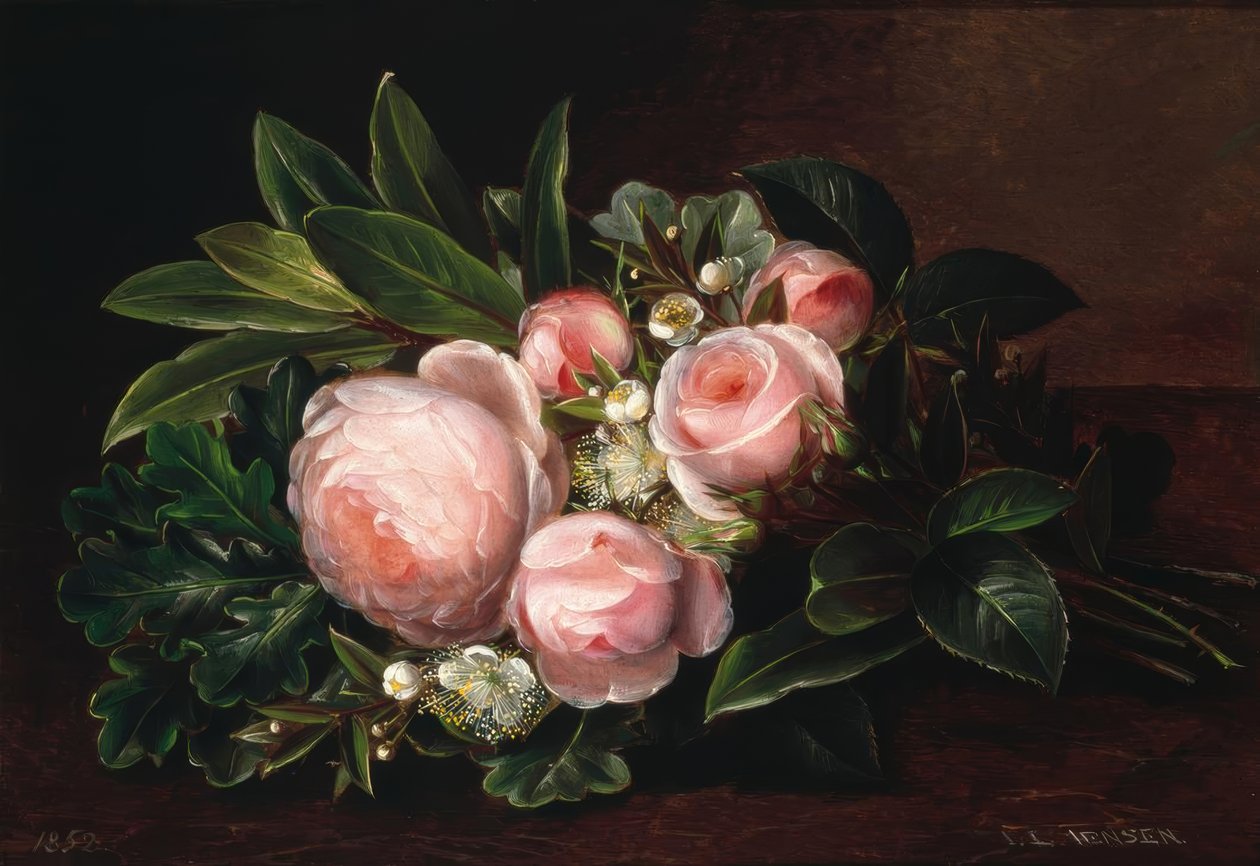 J.L. Jensen, Rosenstillleben od Johan Laurentz Jensen