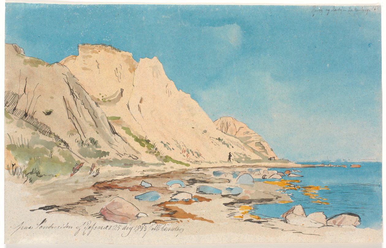 Hellede Klint, Refsnæs od Johan Thomas Lundbye