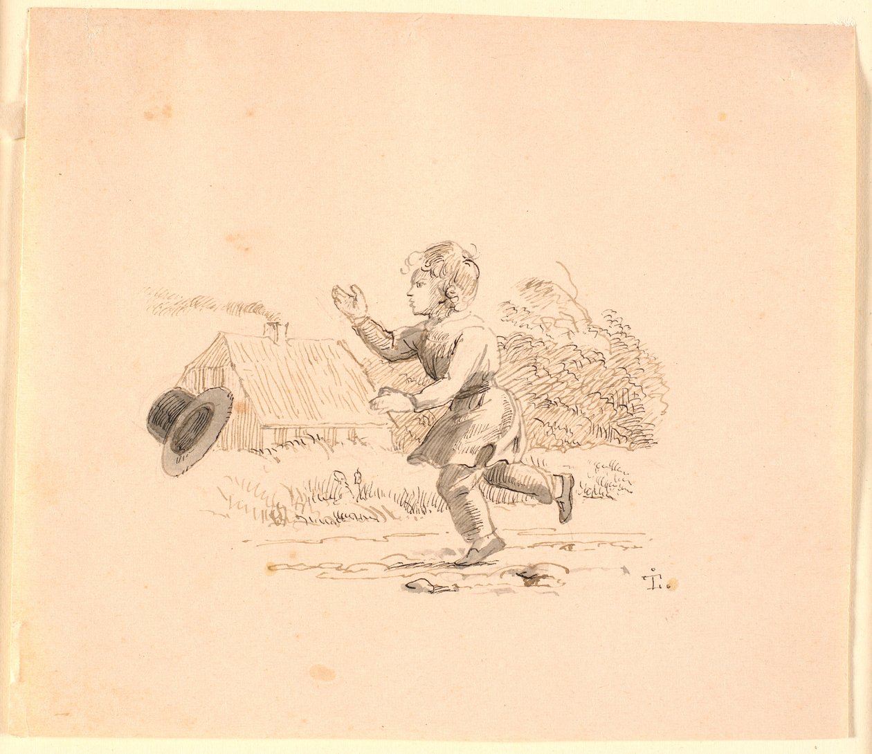 Bouře od Johan Thomas Lundbye