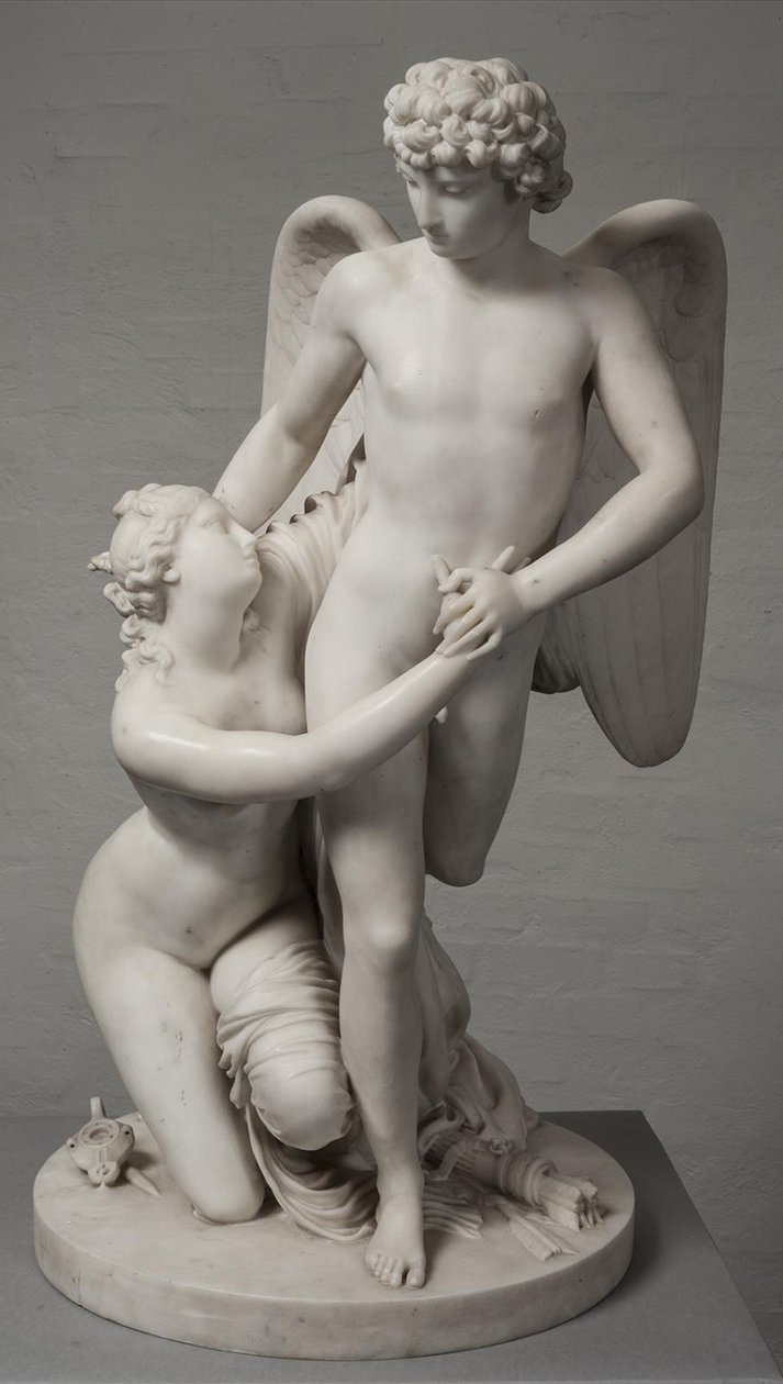 Amor a Psyché od Johan Tobias Sergel