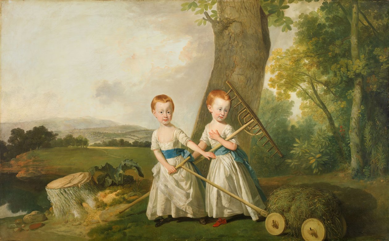 Portrét tupých dětí, 1766-80. od Johan Zoffany