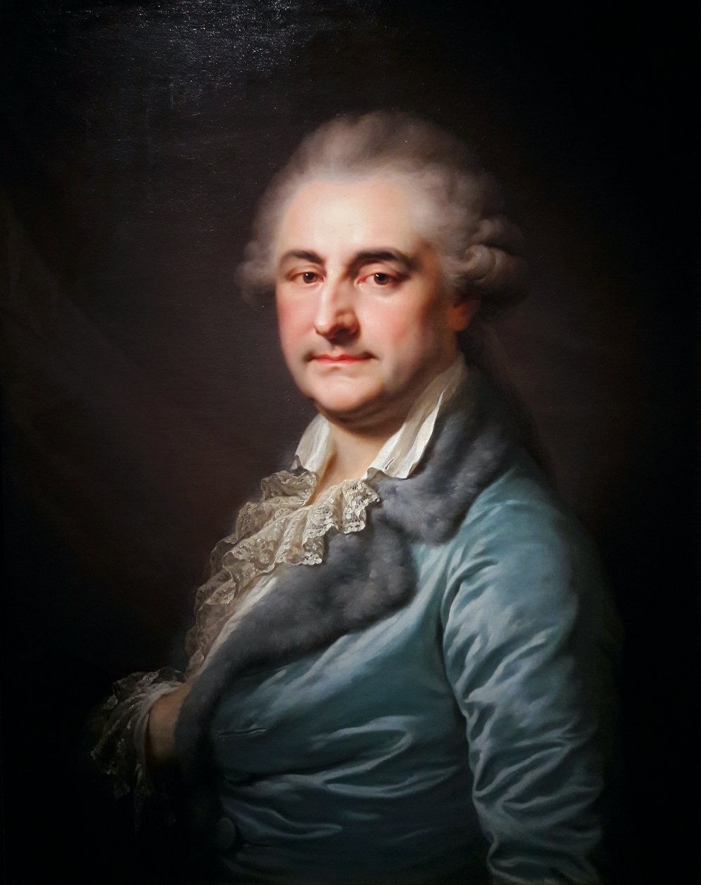 Portrét Stanislava Augusta v županu od Johann Baptist von Lampi the Elder