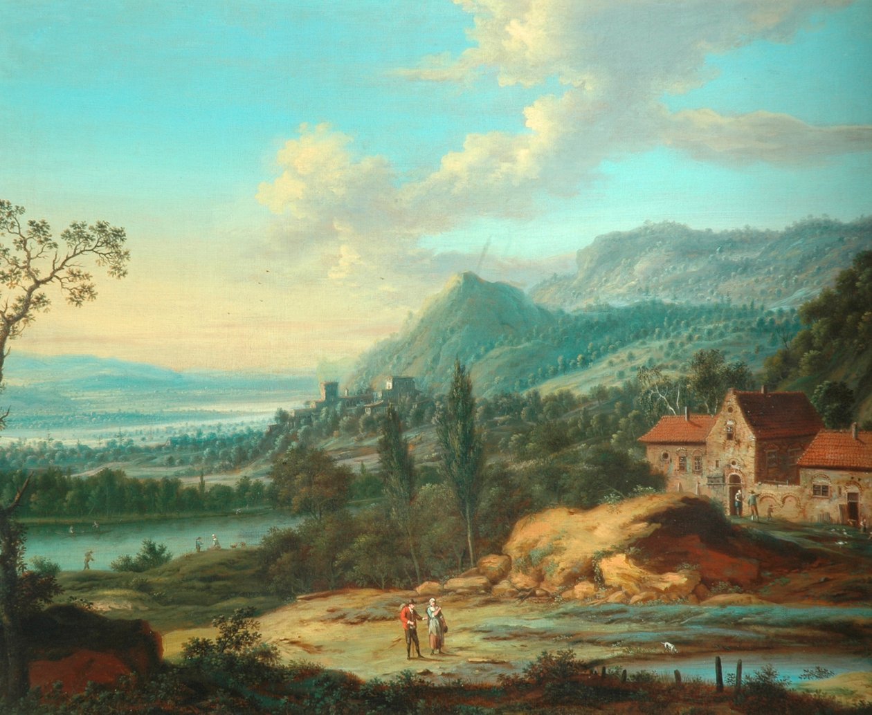 Kontinentální krajina, 1762 od Johann Christian Vollerdt or Vollaert
