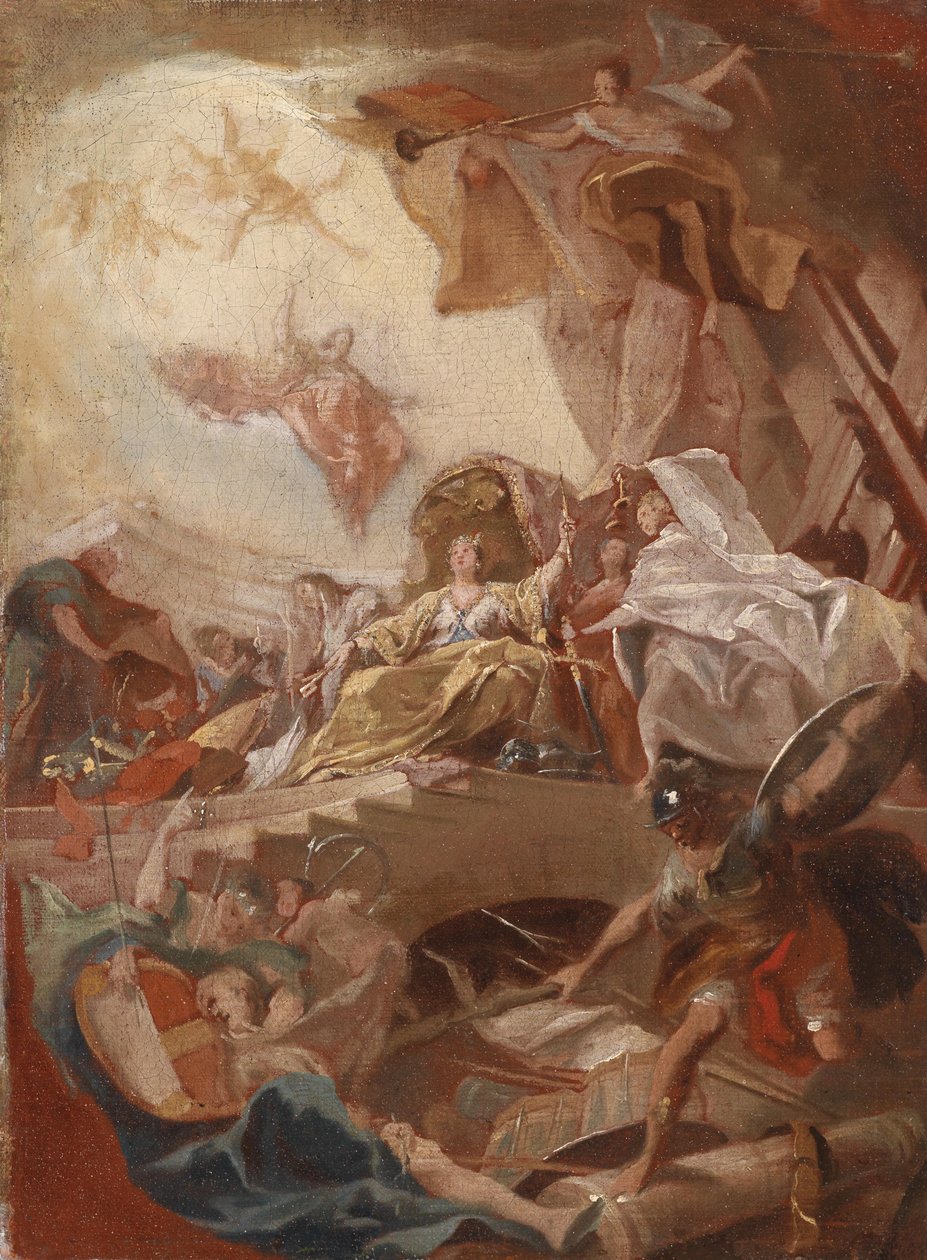 Alegorická glorifikace knížecího domu od Johann Evangelist Holzer