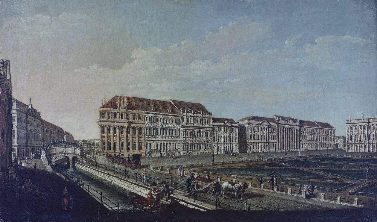 Pošta v Postupimi, 1784 od Johann Friedrich Meyer