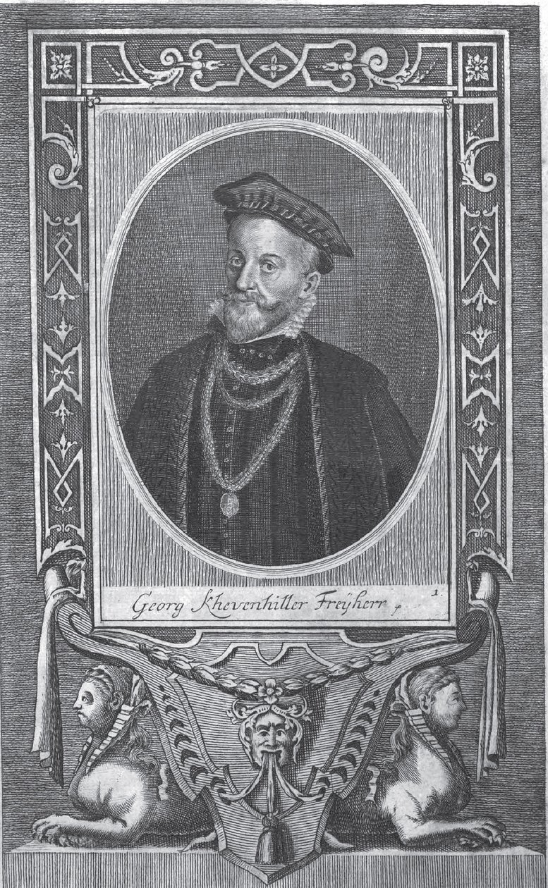 Portrét Georga von Kevenhüllera od Johann Friedrich Rosbach